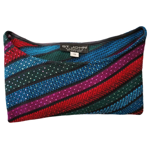 NWOT Fabulous St. John Evening Sequin Knit Top - Picture 3 of 6